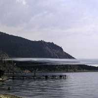 View of Baikal north from Bolshoi Koty, Russia