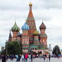 Full view of the Moscow Cathedral, Russia