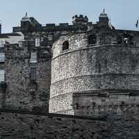 Close-up of Edinburgh Castle