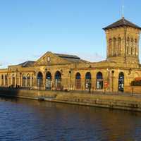 Port of Leith on the riverside