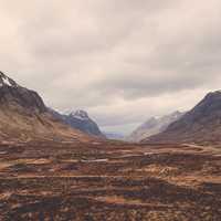 Lochearnhead landscape in Scotland