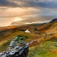 Magnificient Landscape View at the Isle of the Skye