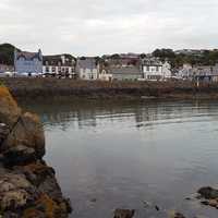 Port Patrick landscape in Scotland