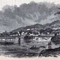 The colony of Freetown in 1856 in Sierra Leone