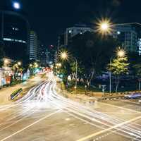 Night Time, Time-Lapse of Singapore Streets