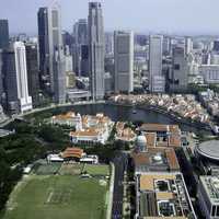 Skyline and cityscape of Singapore 