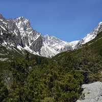 High mountain Scenery in Slovakia