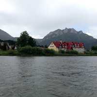 House by the Riverside in Slovakia