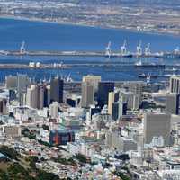 Cityscape view of Central Cape town, South Africa