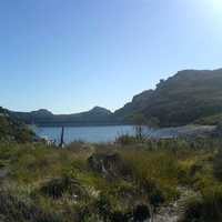De Villers reservoir landscape in Cape Town, South Africa