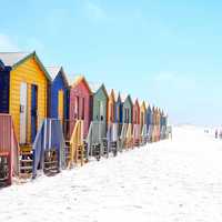 Houses on the Beach in Cape Town South Africa