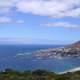 Simonstown harbor landscape in Cape Town, South Africa