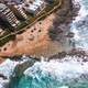 Beach and Shoreline landscape in Durban, South Africa