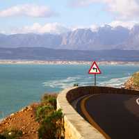 Coastal Road Landscape in South Africa