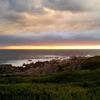 Beautiful Dusk Landscape in South Africa