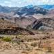 Landscape with rocky mountain ranges in South Africa