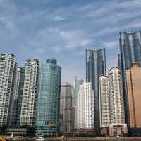 Haeundae Beach skyscrapers in Busan, South Korea