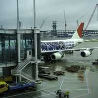 Aircraft boarding in Incheon Airport, South Korea