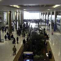 Arrivals Area at Incheon Airport, South Korea