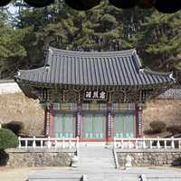 Chungryeolsa temple building in Jeongeup, South Korea