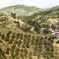 Landscape at Gongju in the early 20th century in South Korea