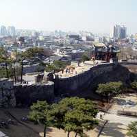 Suwon City in South Korea Cityscape