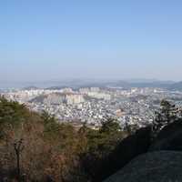 View of Mokpo from Yudalsan in South Korea