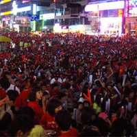 World Cup supporters 2006 in Cheonan, South Korea