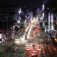 Heart of Seoul at Night in South Korea