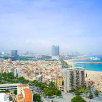 View across Barcelona, Spain