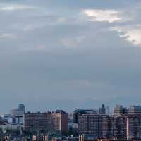 Skyline of Madrid, Spain