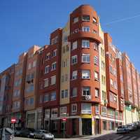 1950s-era building in the El Crucero district in Burgos, Spain