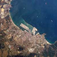 Algeciras satellite image, Spain