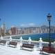 Benidorm skyline in Spain