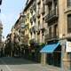 Estafeta Street in Pamplona, Spain