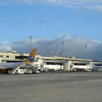 Gran Canaria Airport in Las Palmas, Spain