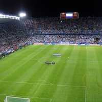 La Rosaleda stadium in Malaga, Spain