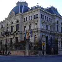 Parliament building of the Principality of Asturies in Oviedo, Spain