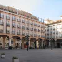 Plaza Mayor building in Elda, Spain