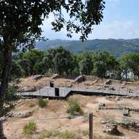 Puig de Castellet Iberian settlement at Lloret de Mar, Spain