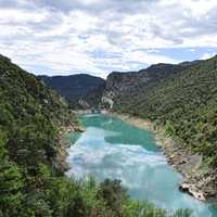 River, Mountains, and Forest landscape