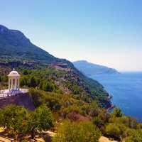 Spanish landscape coastline at Mallorca