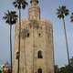 Full View of La Torre del Oro in Seville, Spain