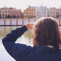 Looking at the skyline of Seville, Spain