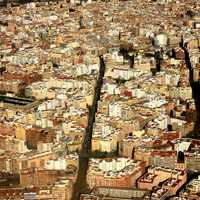 Aerial view of Valencia, Spain