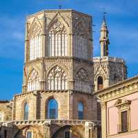 Cathedral Dome from the North in Valencia Spain