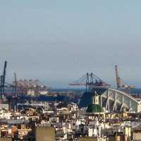 Panoramic of Valencia, Spain