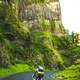 Cyclist on the road