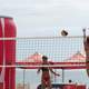 Girls playing Beach Volleyball