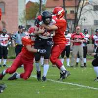 Kids playing American Football